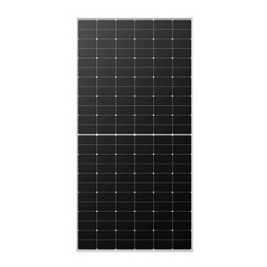 Panneau solaire de type N 550W, cellule 182mm, entièrement noir, double vitrage, monocristallin, demi-cellules, module photovoltaïque - Product Image 1