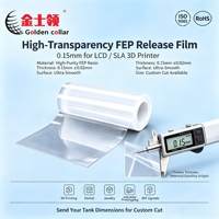 Rouleau de film FEP haute transparence 0,025 mm-0,5 mm, membrane antiadhésive, thermoscellable, résistant aux produits chimiques