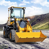 Hengwang ZL932 Traktor Konstruksi, Loader Konstruksi Depan Ujung Taman Traktor Roda Mini Kompak