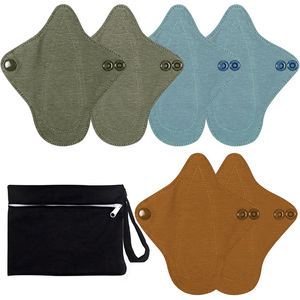 Almohadilla de enfermería posparto, servilleta sanitaria de tela, almohadillas menstruales lavables reutilizables, <span class=keywords><strong>toallas</strong></span> <span class=keywords><strong>sanitarias</strong></span> <span class=keywords><strong>para</strong></span> mujeres, almohadillas - Product Image 1