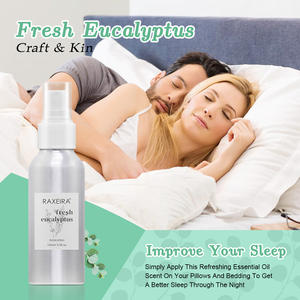 卸売ホットセール ヴィーガン 100ml リフレッシュ エコフレンドリー 無毒 エアフレッシュナー 消臭剤 ユーカリ リネンの香り ルームスプレー ナチュラル - Product Image 6