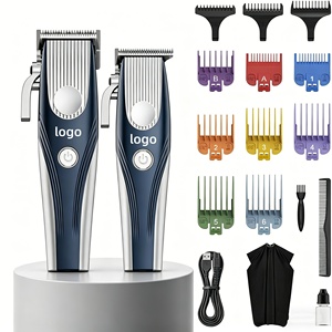 Kit Profesional de Cortapelos y Recortadoras para Barbería, 9000 rpm, Cuchilla DLC, Máquina de Cortar Cabello sin Escobillas, Maquinas de <span class=keywords><strong>Barberia</strong></span> - Product Image 6
