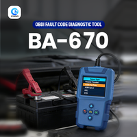 Dispositivo de Diagnóstico Automotriz BA-670, Compatible con Todos los Vehículos que Cumplen con OBD2 de los Mercados Estadounidenses, Europeos y Asiáticos