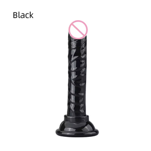 Dildo realista manual con ventosa para mujer, mini pene de cristal pequeño, juguete de masturbación para mujer adulta - Product Image 3