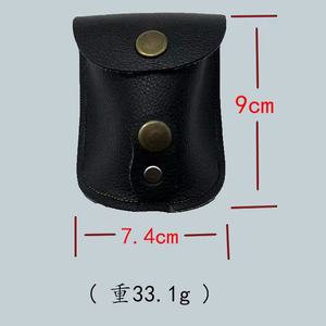 Bolsa de cuero con diseño de mármol para bolas de acero de tirachinas, estuche de almacenamiento duradero con cierre a presión, para uso en exteriores - Product Image 3