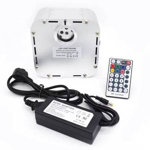 Kit de Luz de Fibra Óptica LED RGB de 32W, Proyector de Techo con Efecto de Cielo Estrellado para Interiores, Cine en Casa, Dormitorio, Techo de Auto - Product Image 1