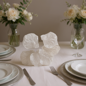 Petali di Tessuto Ilan 4.0Cm Argento Placcato 144Pezzi Fiori Secchi - Product Image 3