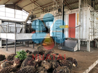 Industriële Complete Lijn 10 T/h Palmolie Verwerkingsmachine Met Pers En Raffinage Aanpasbaar