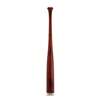 Bate de Béisbol de Caoba Importado de 60 CM, 0.5 kg, 1 Pieza, Barril de 2.5 Pulgadas, Calidad Premium para Principiantes y Entusiastas del Deporte