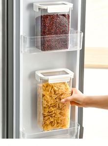 Factory Wholesale Food Grade Thickened Clear Plastic Airtight Eco-Friendly Stackable Rectangle Storage <b>Containers</b> for Food - Product Image 3