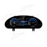 Cluster Digital 12.3 inci untuk Maserati GT 2007-2015 mobil LCD dasbor instrumen Panel pengukur kecepatan pemutar kokpit