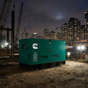 Générateur diesel silencieux mobile à quatre roues simple 40KVA/KW 50KVA avec ATS/MTS, le plus vendu sur les chantiers de construction et les sites résidentiels - Product Image 4