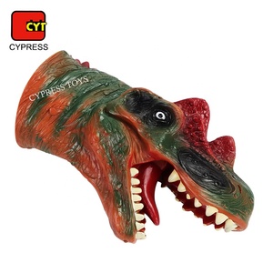 Dinosaurios De Juguetes | 8 PCS Realistico Del Bambino Realistico Dinosauro di Gomma Burattino di <span class=keywords><strong>Mano</strong></span> - Product Image 3