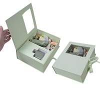 Boîte cadeau en carton pliable écologique, biodégradable et recyclable, à fermeture magnétique, pour l'emballage de vêtements