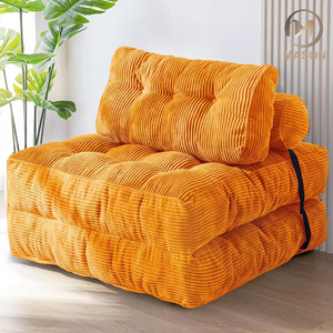 Fauteuil-Canapé Convertible Pliable Multifonctionnel Moderne avec Oreiller et Matelas, Meuble Gain de Place - Product Image 6