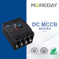 MOREDAY 1500v 630a Disjoncteur à boîtier moulé pour système solaire DC Nouveau produit solaire Mccb à courant continu