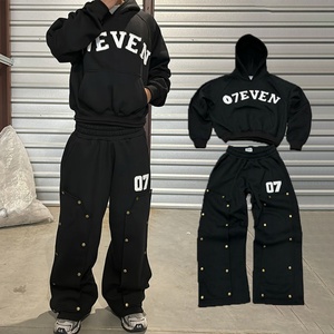 Conjunto de Sudadera con Capucha y Pantalones Deportivos Personalizados con Etiqueta Privada, 100% Algodón, Felpa Francesa, Conjunto Deportivo Verde para Hombre - Product Image 4