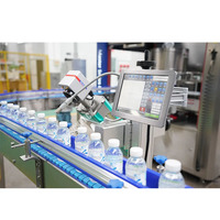 Mesin penanda Laser lalat UV serat CO2 untuk pipa PVC/pipa plastik pencetak tanggal Laser