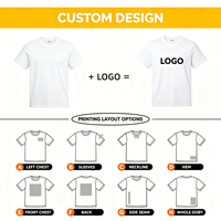 T-shirt Oversize en Coton Épais Délavé à l'Acide, Personnalisable avec Votre Design ou Logo, Grande Taille, Style Vintage, pour Homme