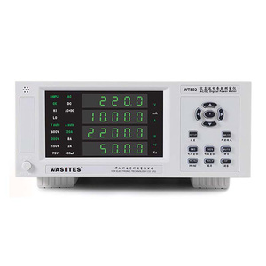 เครื่องมือวัดพารามิเตอร์ไฟฟ้ากระแสสลับ HZK WT802 แรงดันไฟฟ้า 3~600 โวลต์ กระแสไฟฟ้า 0.5 มิลลิแอมป์~20 แอมป์ - Product Image 1