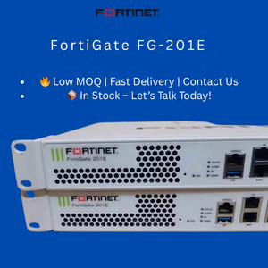 ไฟร์วอลล์ Fortinet FortiGate FG-201E พร้อมใบอนุญาต UTP ATP ความเร็ว 20 Gbps รับประกัน 1 ปี มีสินค้าในสต็อก - Product Image 1