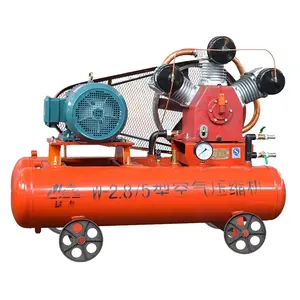 Çin ünlü marka Kaishan dizel hava kompresörü çift pistonlu hava kompresörü madencilik için