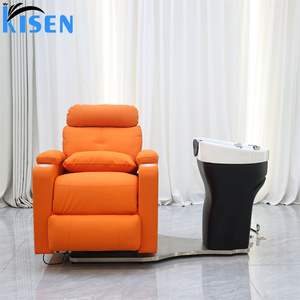 Sillón de Masaje Eléctrico de Lujo para Salón de Belleza, Cama de Lavado de Cabello Shiatsu de Cuerpo Completo, Cama de Masaje para Champú, Spa Capilar Tailandés - Product Image 3