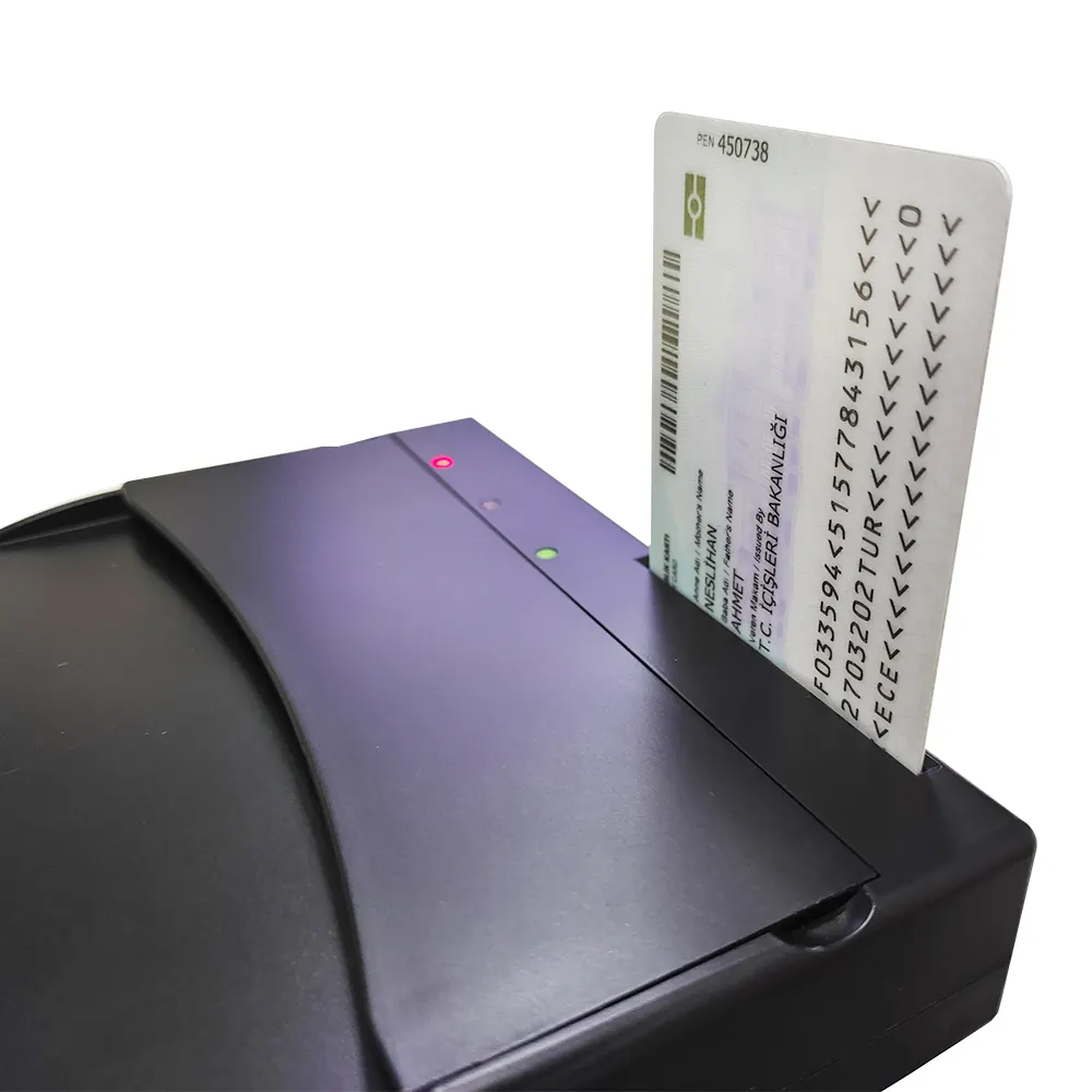 MRZ Barcode Scanner Read MRZ used in Airport Check-in Kiosks Chip ID Card Reader PPR100 Plus