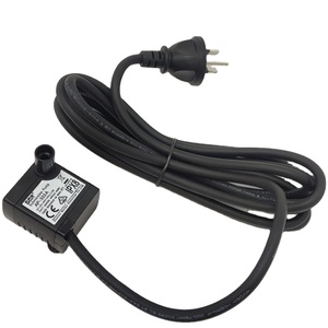 مضخة النافورة ، غاطسة 400gph ، دائم 70W مضخة مياه خارجية مع سلك طاقة 2-10M ، 3 فوهات لبركة الحوض ، خزان الأسماك - Product Image 4