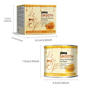Épilation à la cire pour le corps, zone <span class=keywords><strong>intime</strong></span>, bikini, épilation permanente, extrait de miel, pour tous types de peau, indolore, rapide, nettoyage des racines - Product Image 3