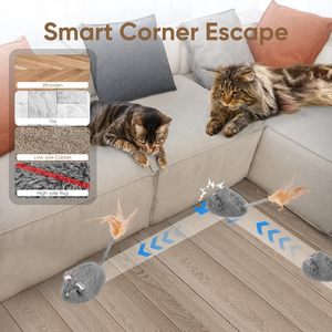 Prezzi all'Ingrosso di Fabbrica per Giocattoli Interattivi Elettronici a Forma di Topo per Gatti, Giochi Mobili Divertenti per l'Addestramento Felino - Product Image 4