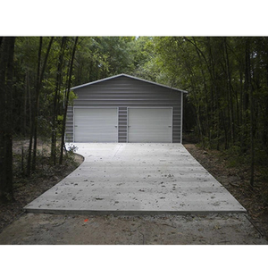 ชุดโครงสร้างเหล็กสำเร็จรูปสมัยใหม่สำหรับโรงจอดรถ แผงแซนวิชสำเร็จรูปพร้อมประตูม้วนสำหรับที่อยู่อาศัย - Product Image 2