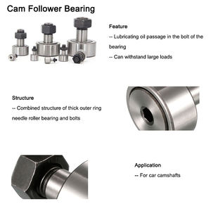 Rodamiento de Agujas Tipo Espiga CF6 de Acero Cromado, Diámetro Interior de 5.99-6mm, SUNBEARING para Industrias de la Construcción - Product Image 3