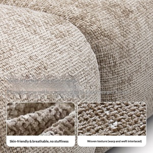2026 New Cream Style Fabric Sofa Modern Minimalist Nordic Couch for Small Living Room Apartment - Product Image 3
