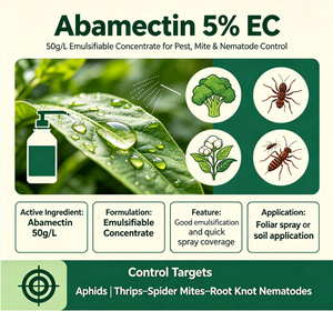 HC Abamectin 5%EC 95%TC Liquide Nématicide Insecticide Agrochimique CAS71751-41-2 - Product Image 2