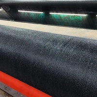 Filet d'ombrage noir en HDPE tissé pour jardin et agriculture, 70 % anti-UV, taux d'ombrage 60 %, en promotion
