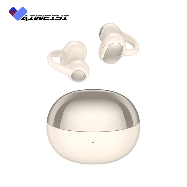 True Buds Pro 27 Private Label Ear Clip Open-Ear TWS Earbuds 5.4 Custom Color Logo OEM Low MOQ Factory
