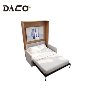 <span class=keywords><strong>Divano</strong></span> <span class=keywords><strong>Letto</strong></span> a Due Posti Salvaspazio con <span class=keywords><strong>Letto</strong></span> Verticale a Scomparsa e Libreria Integrata - Product Image 5