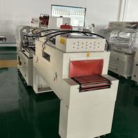 Machine d'emballage sous film rétractable électrique entièrement automatique Sanxin 220V, type tunnel, pour film POF, cartons, boîtes, boissons, cosmétiques