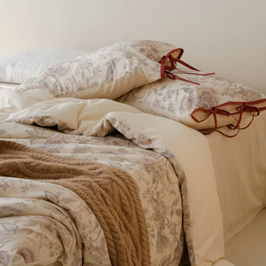 Juego de Ropa de Cama Rowena Floral / Beige - Product Image 3