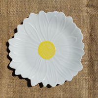 Magnifique assiette en céramique fleur peinte à la main ensembles de vaisselle assiette à fleurs égayer votre table à manger parfait pour les dîners de famille