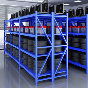 رفوف تخزين فولاذية رباعية الطبقات للمستودعات من المصنع مباشرة - Product Image 4