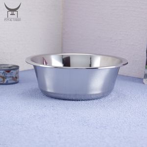 201 304 Talheres de Aço inoxidável Bacia Do Cão de Estimação Gato de Estimação Alimentador de Água Tigela de Comida Prato de Servir Para Cat Dog Pequeno - Product Image 5