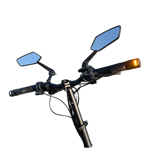 Espejo Retrovisor para Bicicleta ROCKBROS con Lente Convexa de Fibra de Carbono, para Bicicleta de Montaña y Carretera, Manillar Plano, Reflectante, Seguridad al Retroceder - Product Image 1