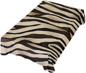 Cổ Điển Ngựa Vằn In Động Vật Bảng Vải Vuông Khăn Trải Bàn Chống Nhăn Bảng Bìa Cho Các Bên Nhà Bếp Trang Trí Nội Thất Trong Kho - Product Image 1