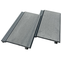 Plancher de terrasse extérieur imperméable en WPC, bois-plastique composite, grain de bois 3D