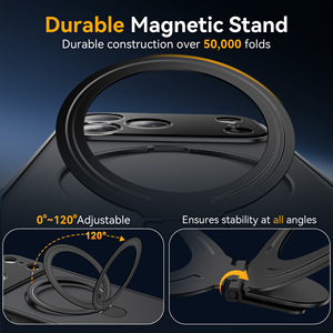 Supporto Magnetico in Metallo TPU per <span class=keywords><strong>iPhone</strong></span> 17, <span class=keywords><strong>Cover</strong></span> Antiurto con Caricatore Wireless Magnetico per <span class=keywords><strong>iPhone</strong></span> 17 16 15 - Product Image 4