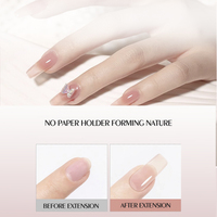 Nouveau vernis à ongles en gel de 30 ml avec logo personnalisé extension de gel de construction UV durable 50 jours fournisseur d'ongles