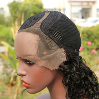 Perruques Courtes en Cheveux Humains Sans Colle Remy, Approvisionnement Direct Usine, Mélange Naturel, Pas Cher, Colorées, Coupe Pixie Bouclée, Vente en Gros, Cheveux Brésiliens Vierges