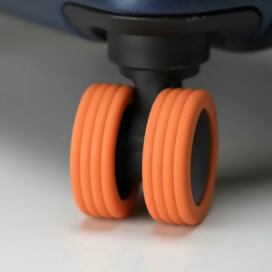 Lot de 4 protections en silicone pour roulettes de bagages, couvre-roulettes de valise, accessoires anti-bruit pour voyage - Product Image 1